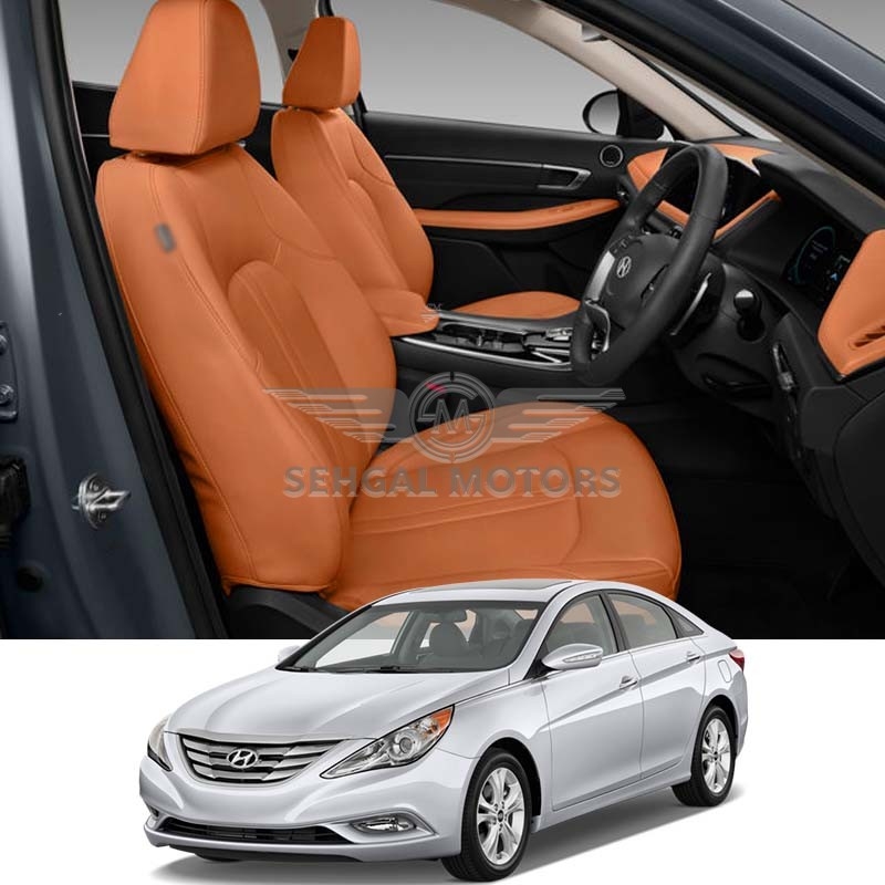 Hyundai Sonata Seat Cover Color Brown Model 2020-2021