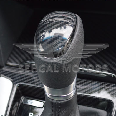 Hyundai Elantra Gear Knob Trim Carbon Fiber Model 2019 -2021