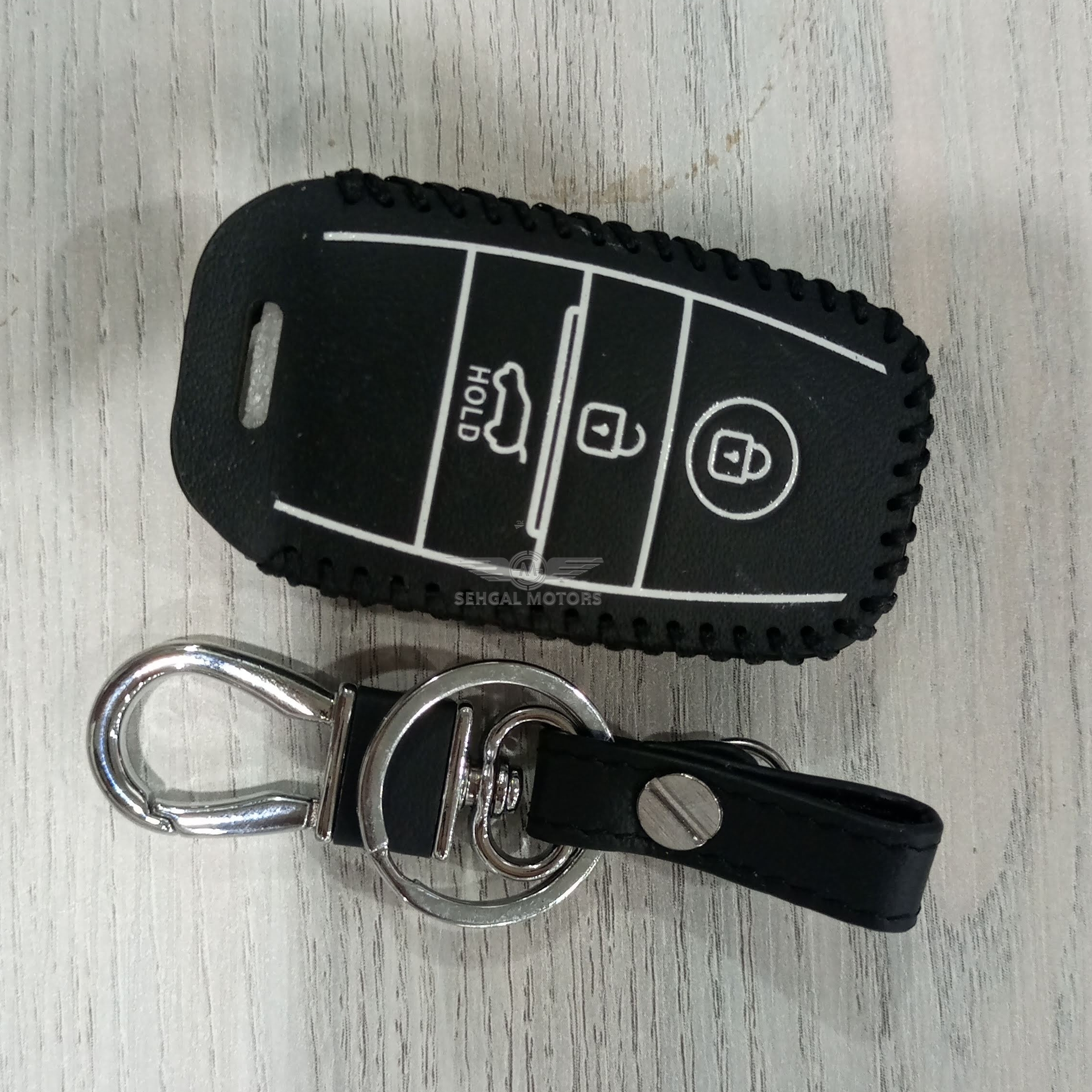 Kia Sportage Leather Key cover With Key Chain Model 2020-2021