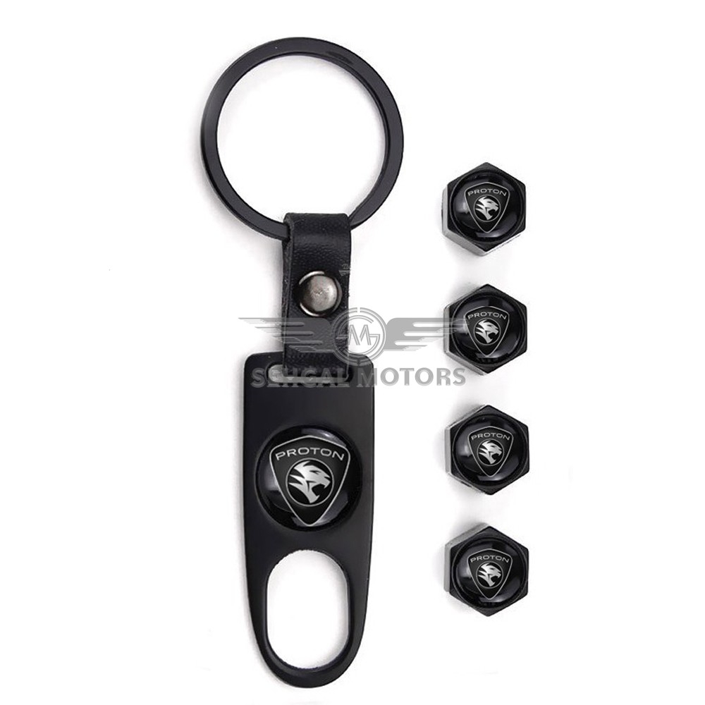 Proton Air Nozzle Cap With Keychain - Black