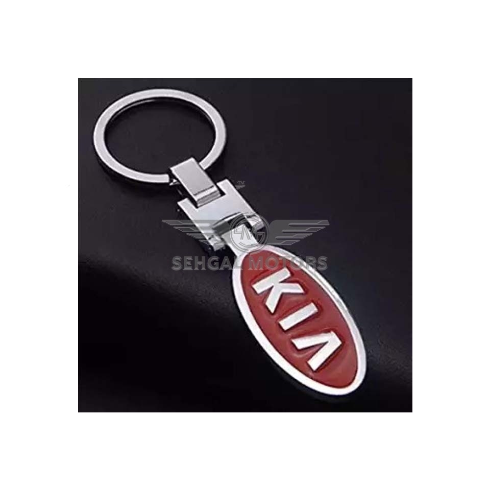 KIA Metal Key Chain - Red