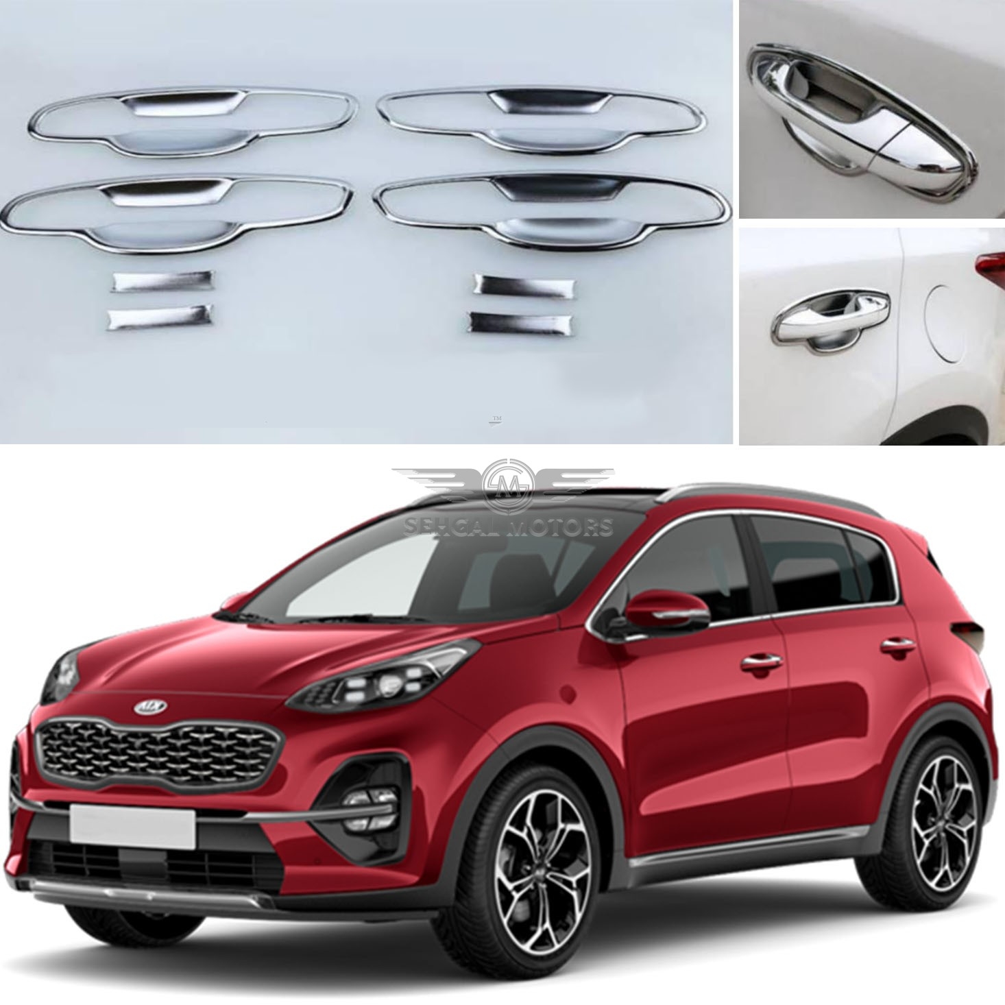 Kia Sportage Handle Bowl | 8 PCS | Model 2019-2021