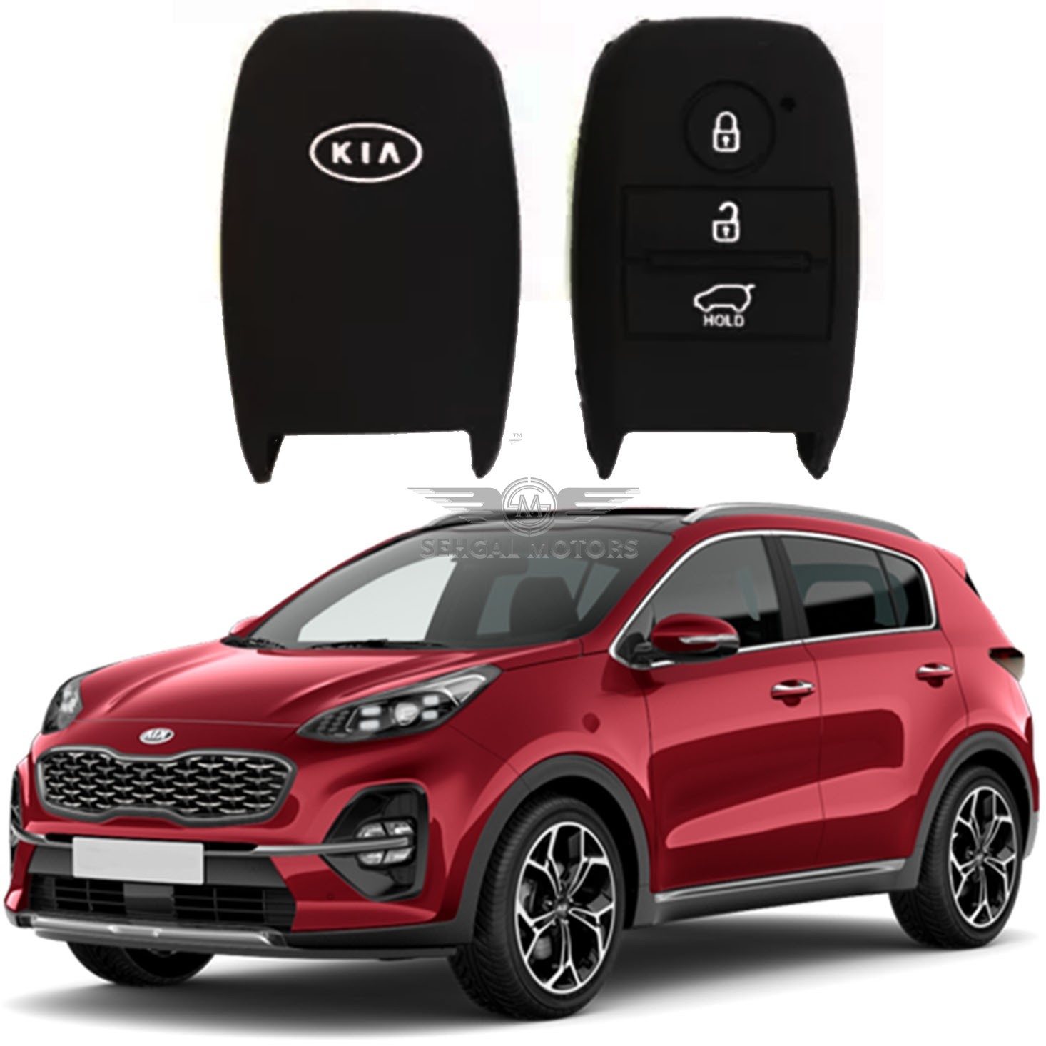KIA Sportage PVC Silicone Protection Key Cover - Model 2019 -2021