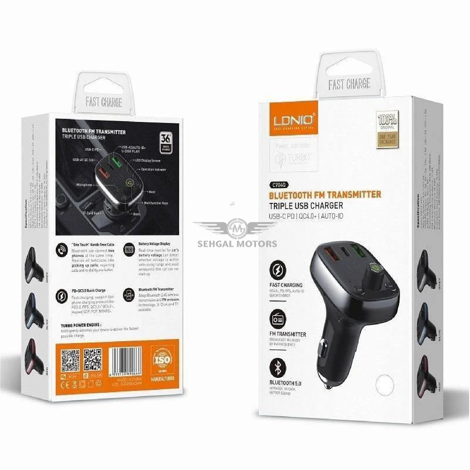 Faster Transmitter & USB Charger (48W) (C7PD)