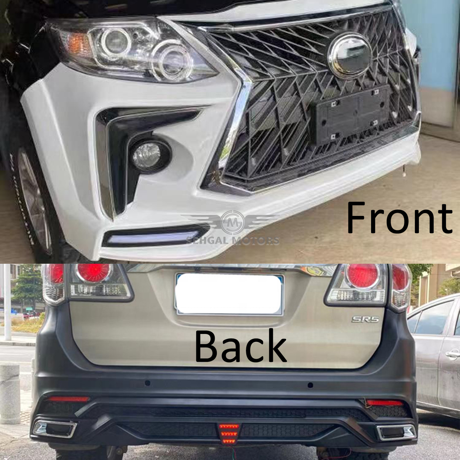 Toyota Prado Body Kit Lexus Style Black Model 2012-2015
