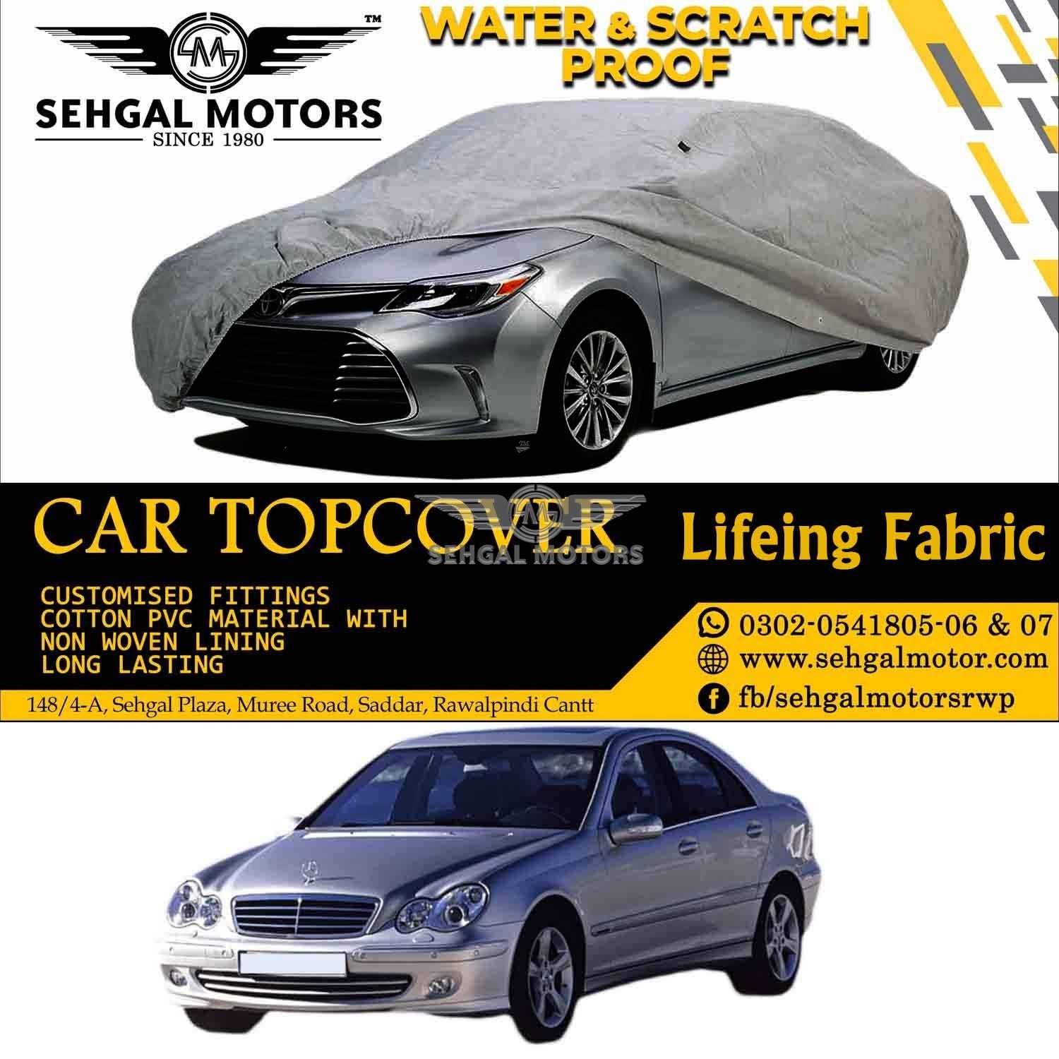 MERCEDES C-200 Top Cover Lifeing Fabric Model 2001