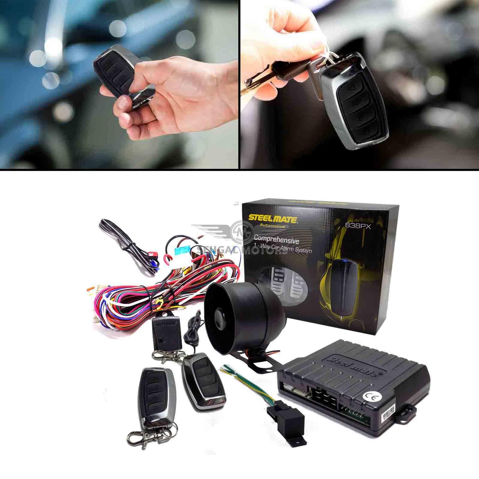 Steelmate Car Alarm Security System 4 Button