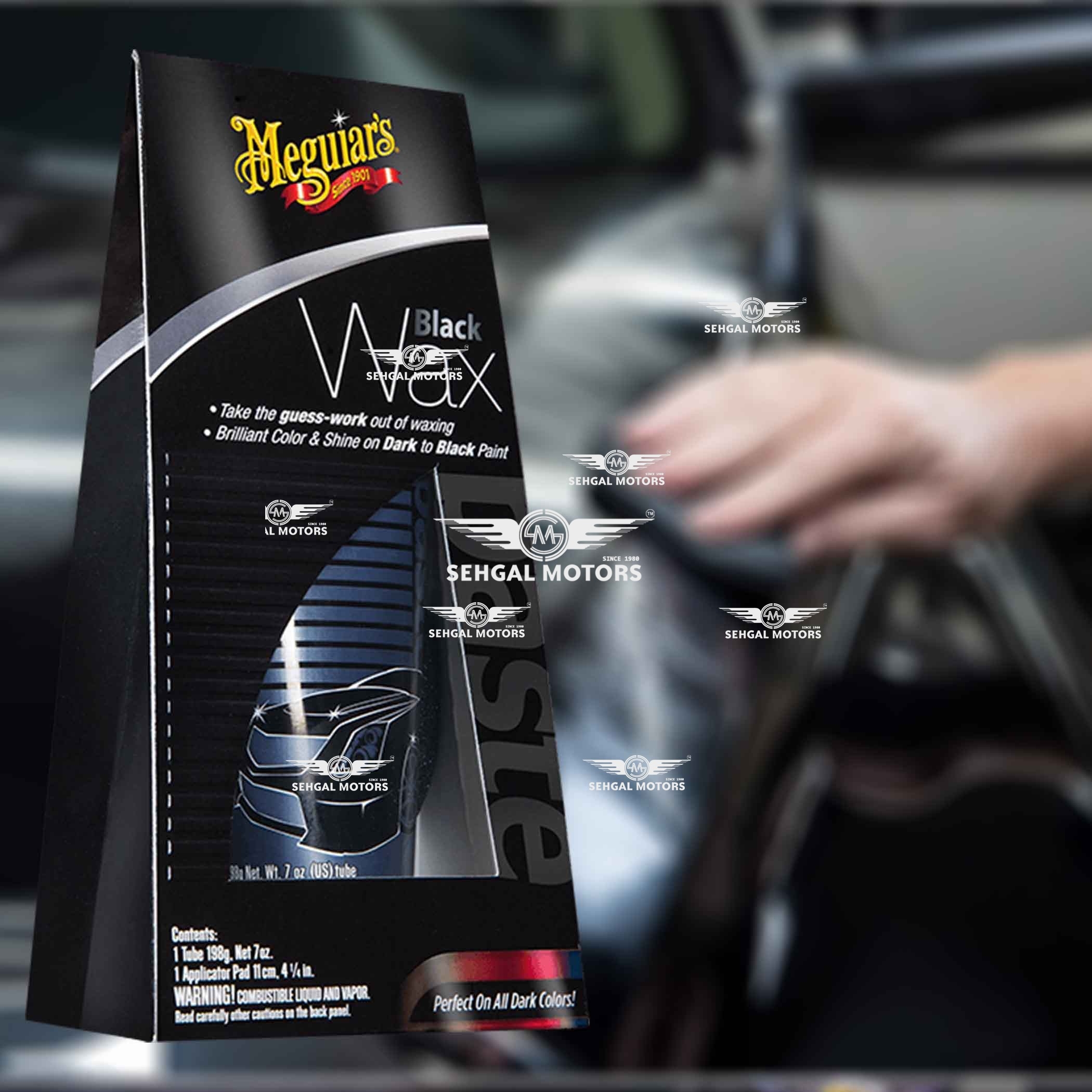 Meguiars Black Wax Tube With Applicator G6207