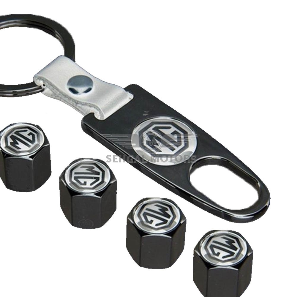 MG Air Nozzle Cap With Keychain - Black