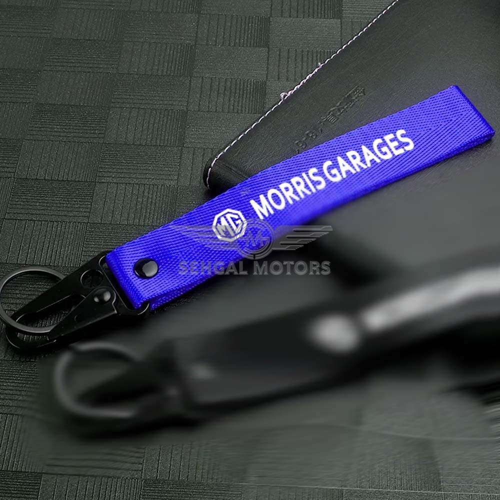 MG Ribbon Key Chain - Blue