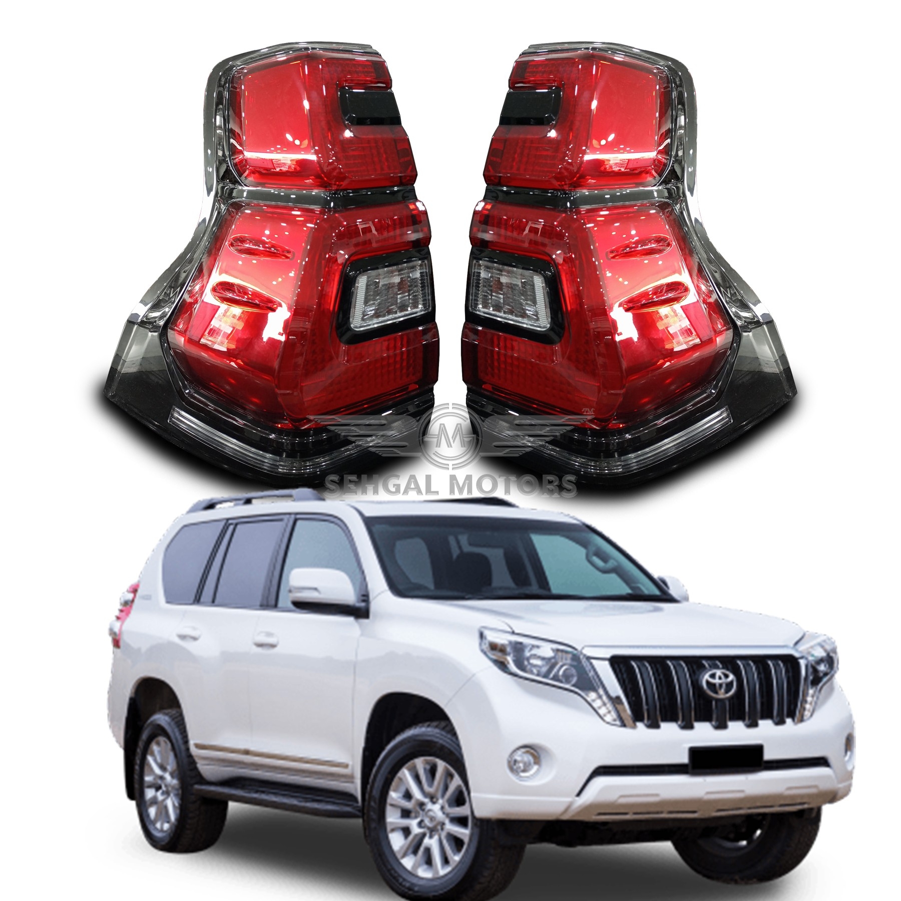 Toyota Prado Fj150 Back Light OEM Style R/S Model 2009-2018