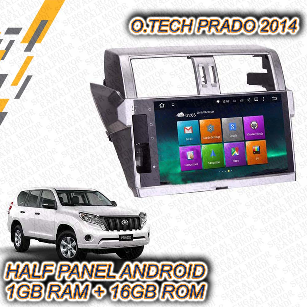 Toyota Prado Android (Half Panel) Model 2014