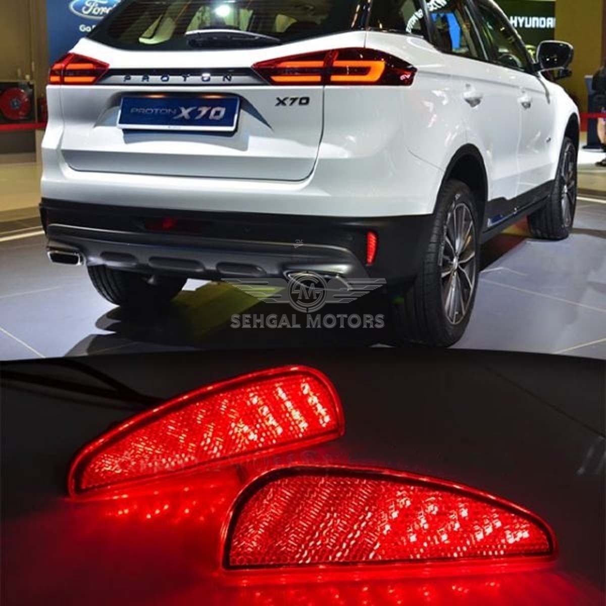 Proton-x70 back Bumper Reflector Model 2021-2022
