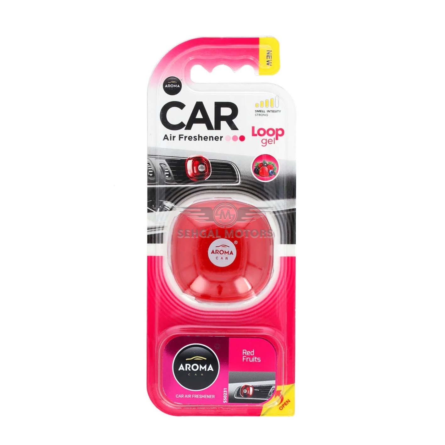 Aroma Loop Gel Ac Vent Perfume Red Fruits