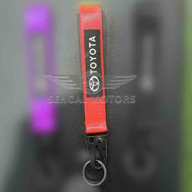 Takata Ribbon Key Chain - Red