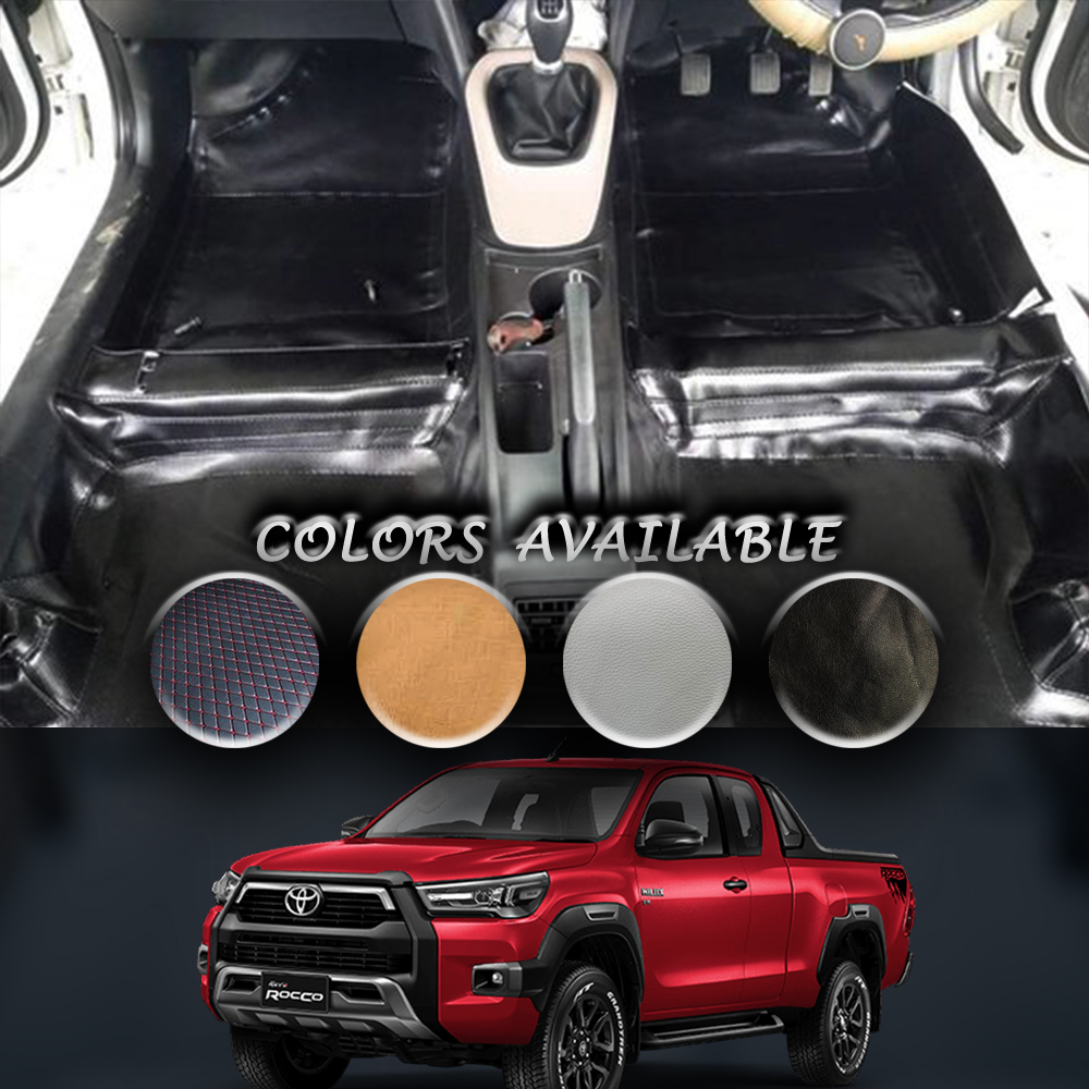 Toyota Hilux Revo Floor Matting Black Model 2017 - 2021