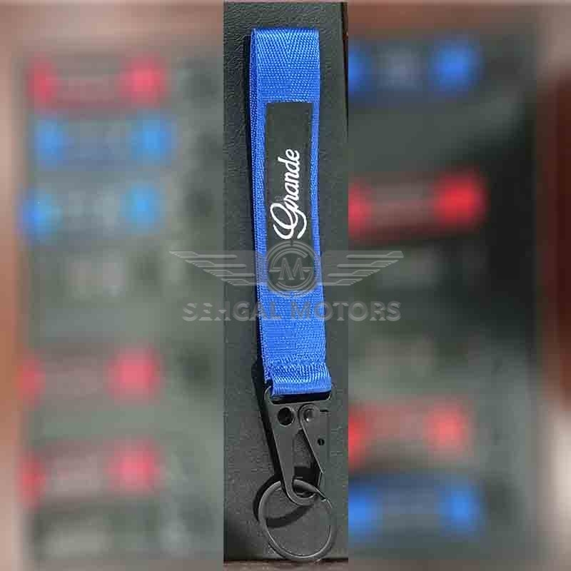 Grande Ribbon Key Chain - Blue