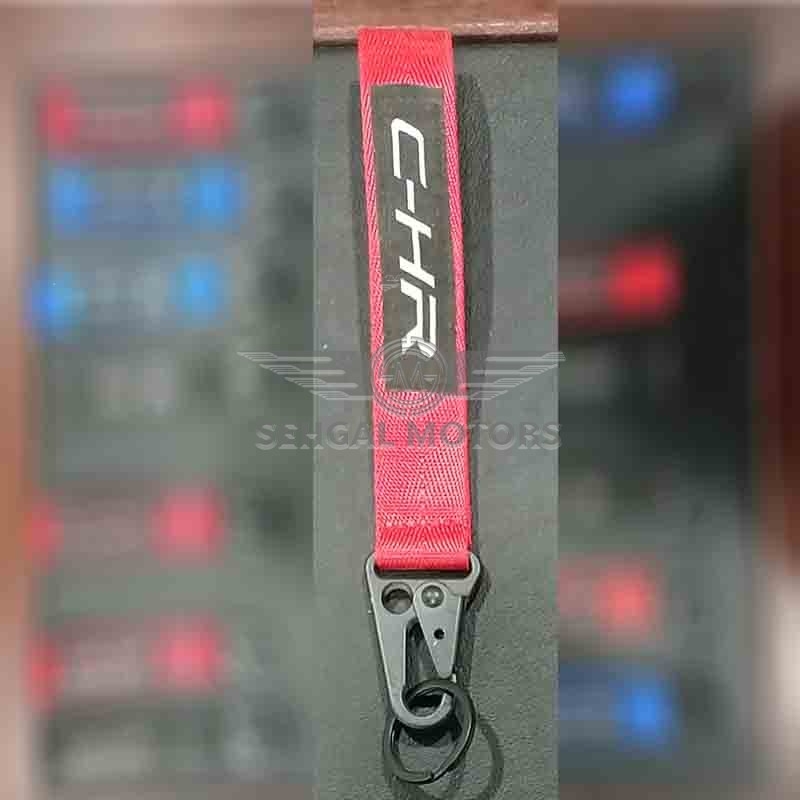 Toyota CH-R Ribbon Key Chain - Red