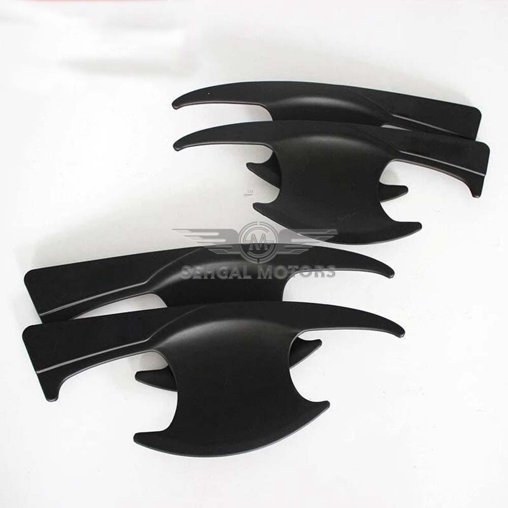Toyota Hiux Revo/Rocco Inner Door Handle Cover Black Pair Model 2017-2021