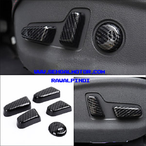 Hyundai Tucson Seat Control Buttons Carbon fiber Trims - Model 2021-2022