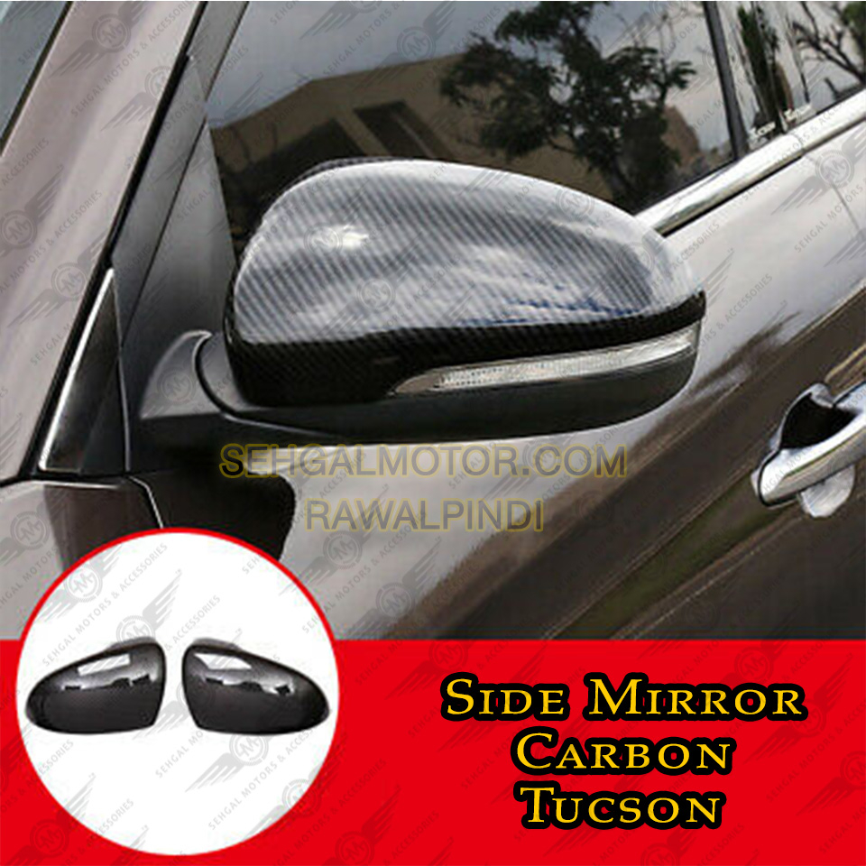 Hyundai Tucson Side Mirror Carbon Fiber Cover Model 2019-2021