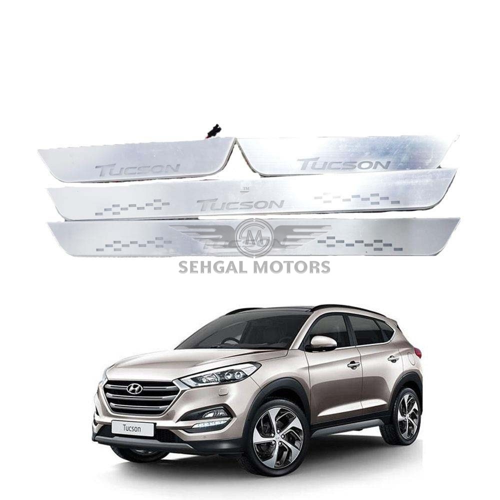 Hyundai Tucson Door Sill Plates Running LED Model 2020-2021