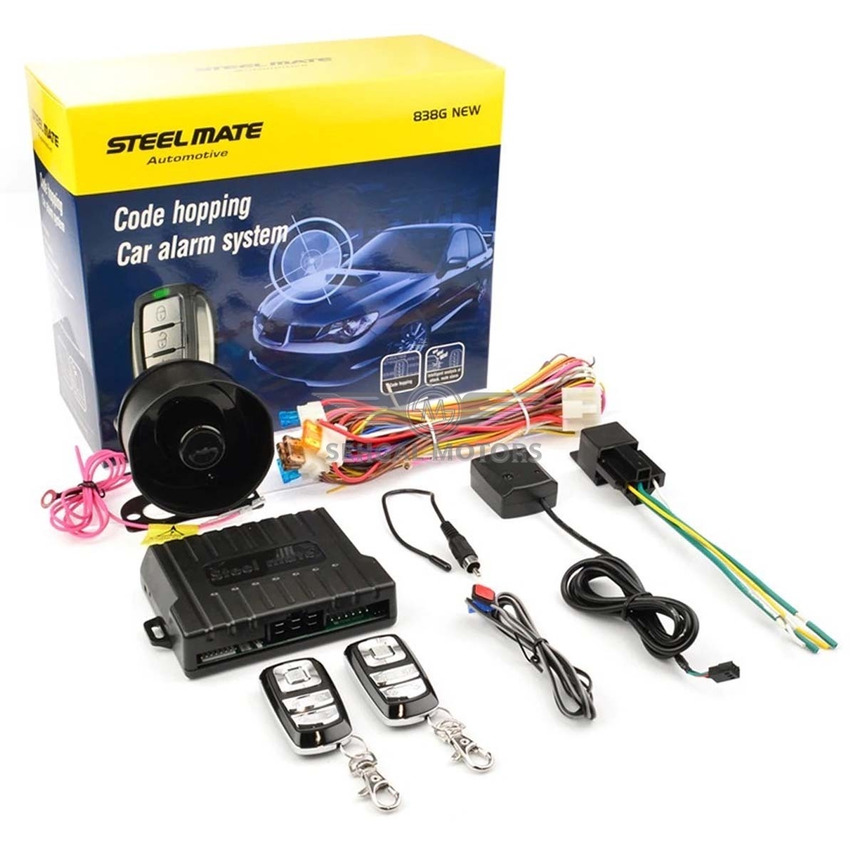 Steelmate 838N Carbon Fiber Car Alarm System