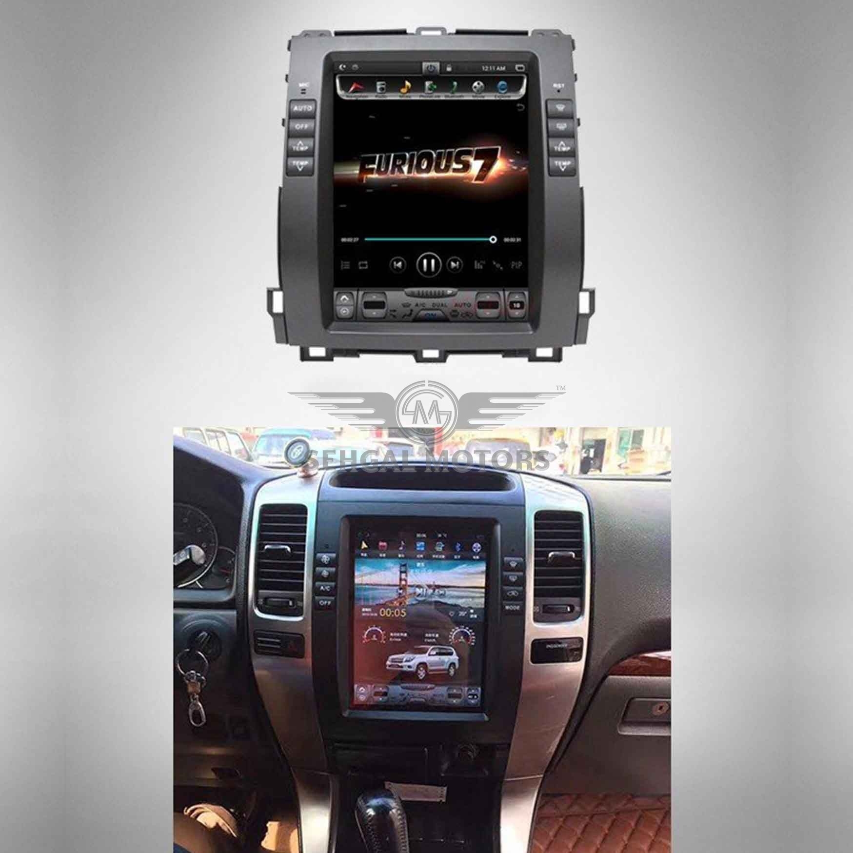 Toyota Prado MTK Tesla 2+32gb Low Model 2003-2008