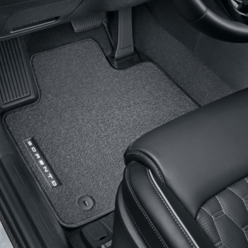 Kia Sorento Carpet Floor Mat Special Black 3Pc Model 2021 (AM)
