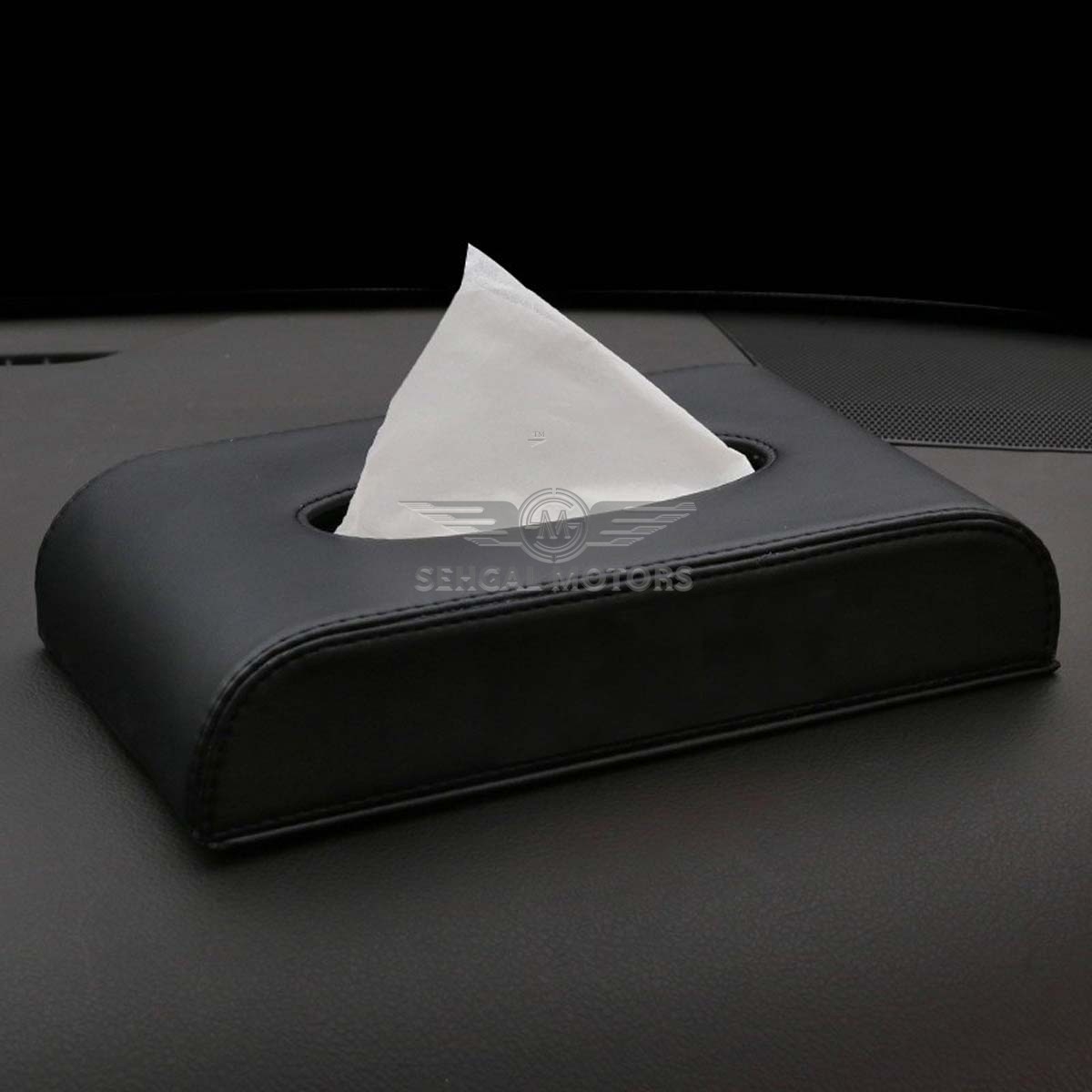 TISSUE BOX Slim Black Without Logo 5CM