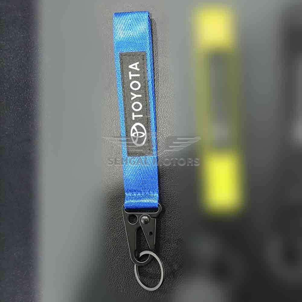 Toyota Ribbon Key Chain - Blue