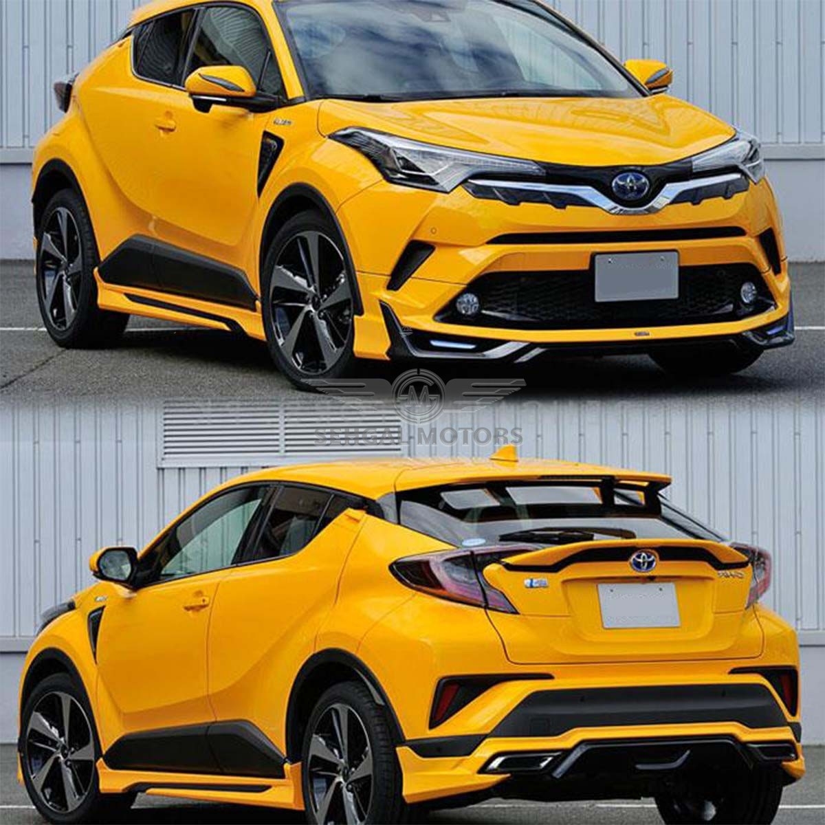Toyota CH-R Oem Body kit With DRL 4Pcs Unpainted Model 2014-2017