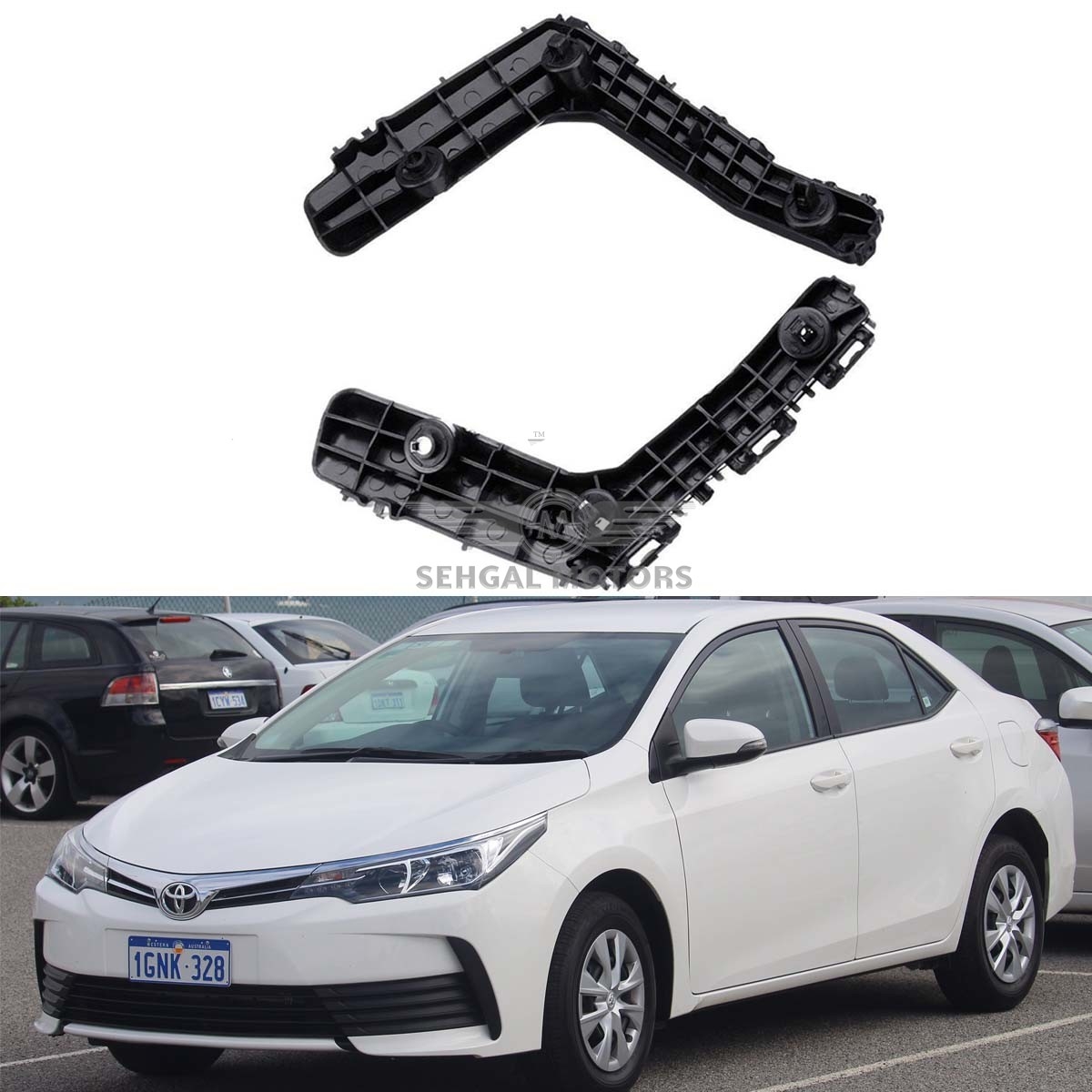 Toyota Corolla Bumper Spacer Bracket - Model 2018-2020