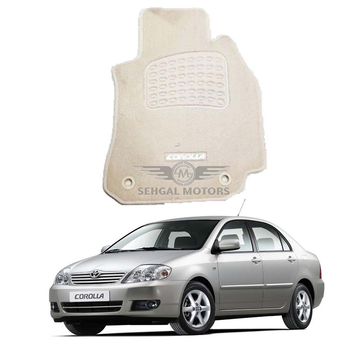 Toyota Corolla Carpet Floor Mat Irani Beige Model 2012