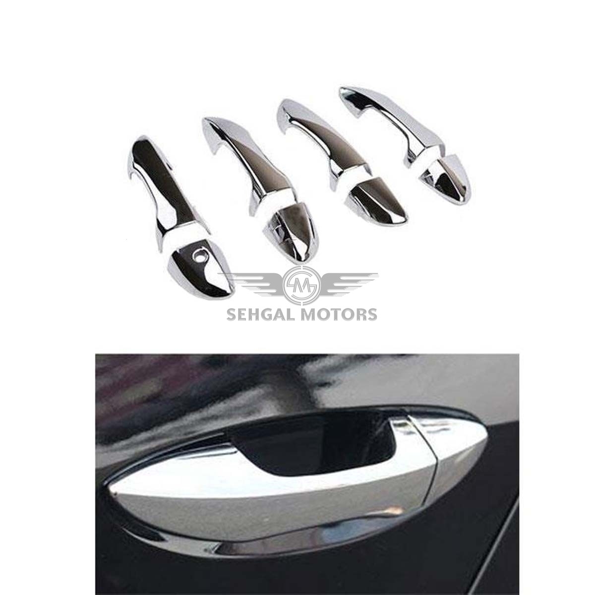 Toyota Corolla Door Handle Covers Chrome - Model 2017-2020