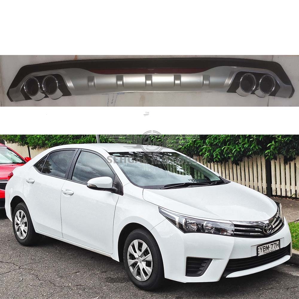 Toyota Corolla Diffuser With Reflector Cover Silver Model 2017-2020