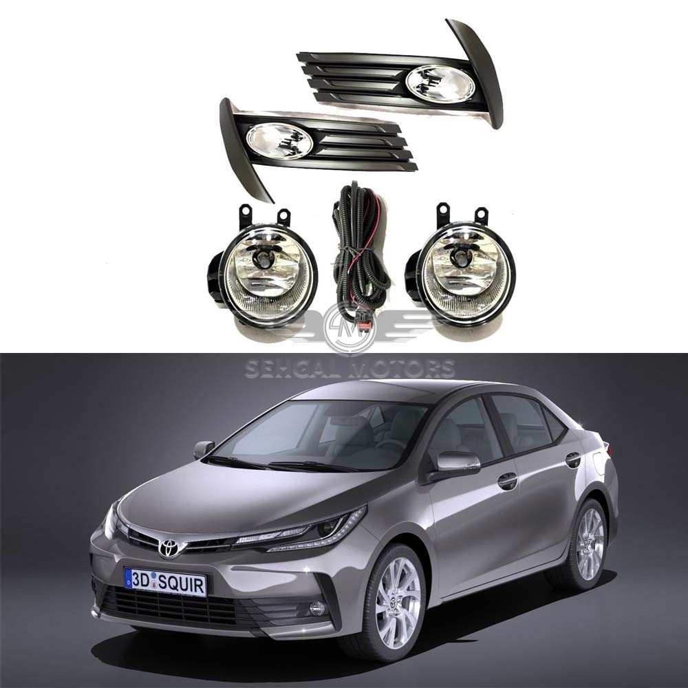 Toyota Corolla  Fog Light (TY-877 E-AL) Chrome Model 2017-2021 DLAA