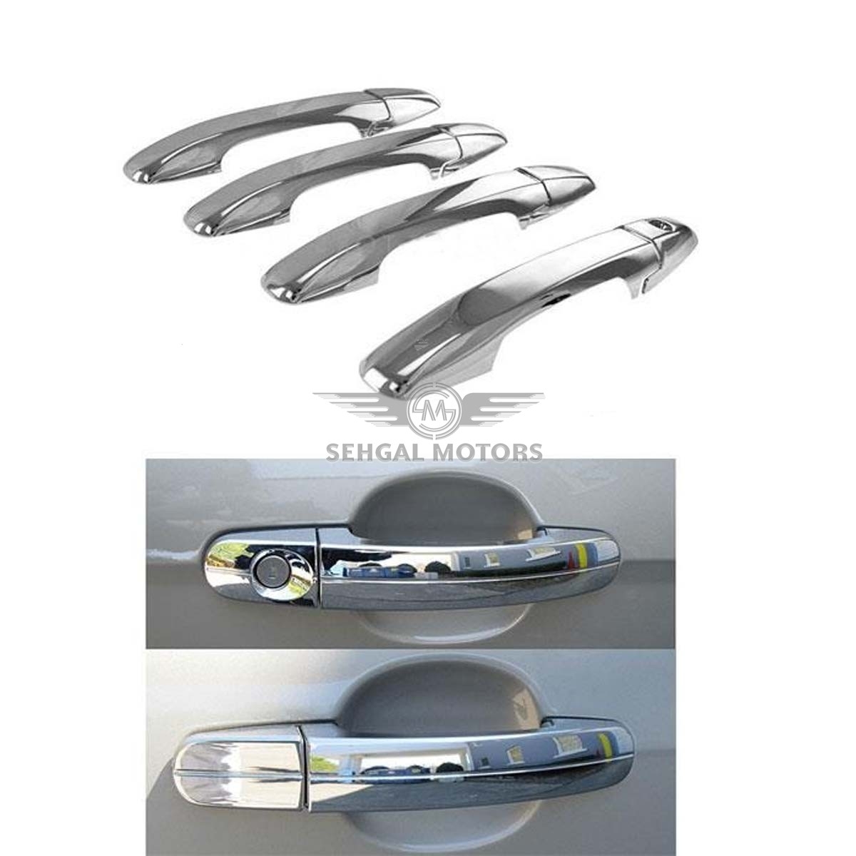 Toyota Corolla Electroplated Chrome Handle Covers – Model 2007-2012