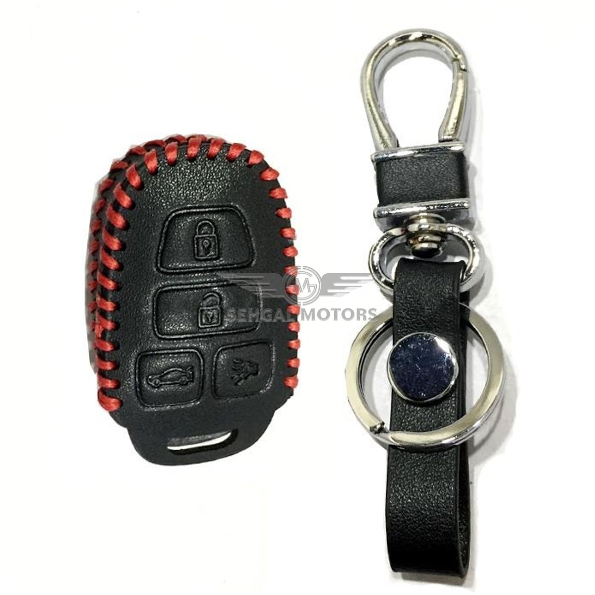 Toyota Corolla Leather Key Cover 4 Button Model 2014-2016