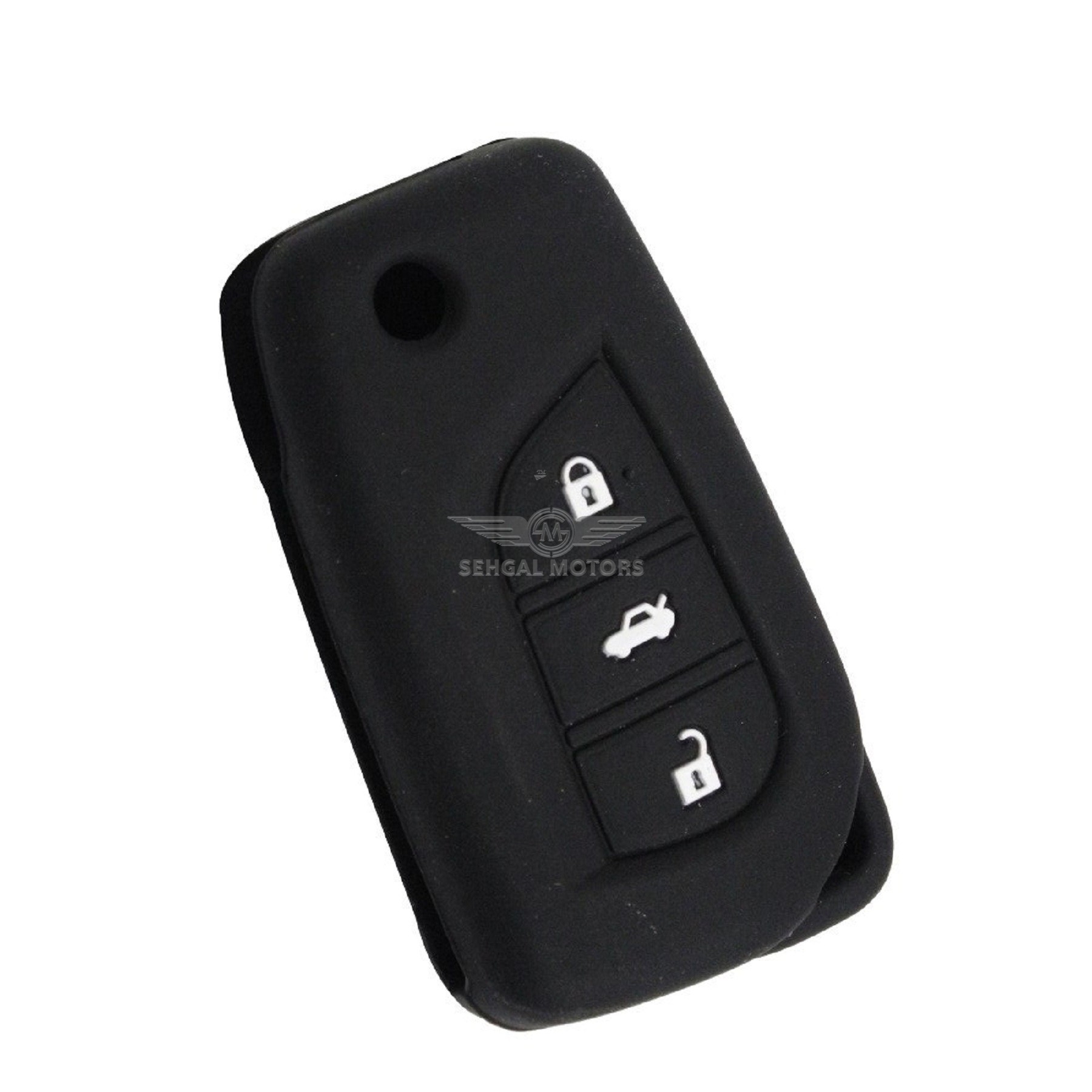 Toyota Corolla PVC Silicone Protection Key Cover Jack Knife 3 Button - Model 2014-2017