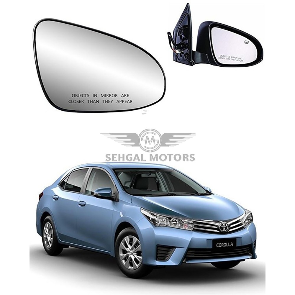 Toyota Corolla Side Mirror Lens Model 2014-2017