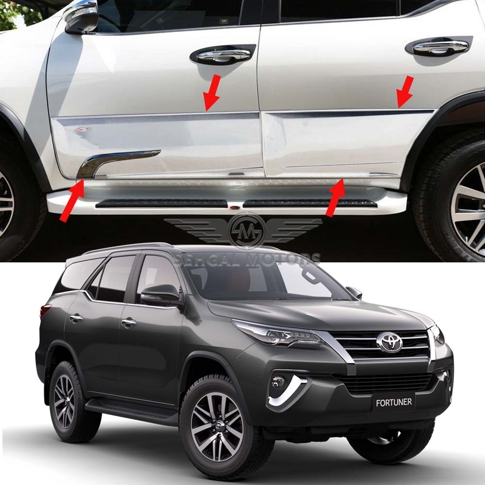 Toyota Fortuner Body Cladding - White Thailand - Model 2017-2021