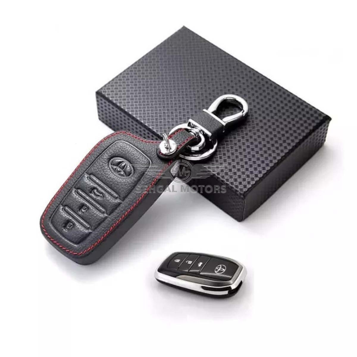 Toyota Fortuner Leather Key Cover Model 2017-2021