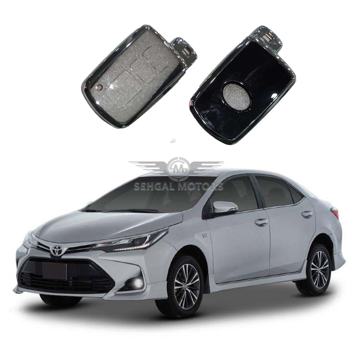 Toyota Grande TPU KEY CASE/KEY COVER Chrome MODEL 2017-2021
