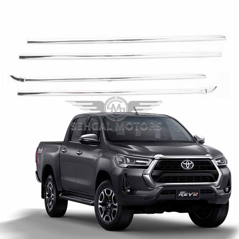 Toyota Hilux Revo Weather Strips Chrome Model 2017-2021