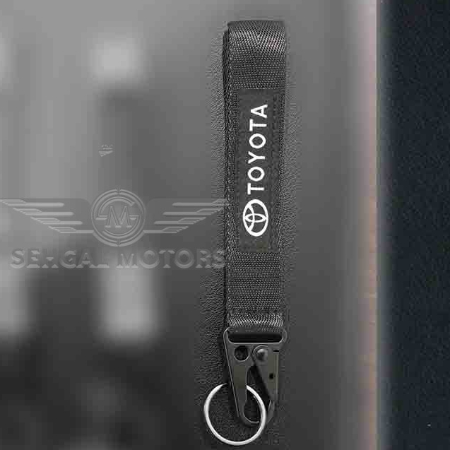 Toyota Ribbon Key Chain Low - Black