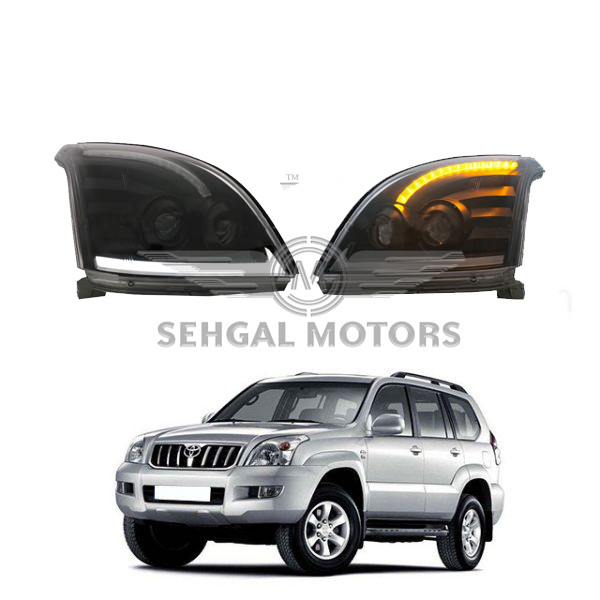 Toyota Prado FJ120 Head Light sequential Style Model 2002-2008 China