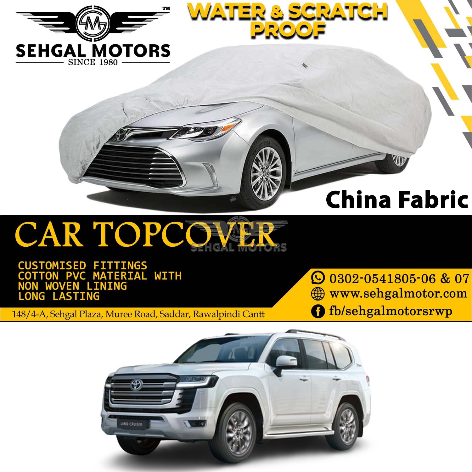 Toyota Land Cruiser Top China Fabric Model 1990-2021