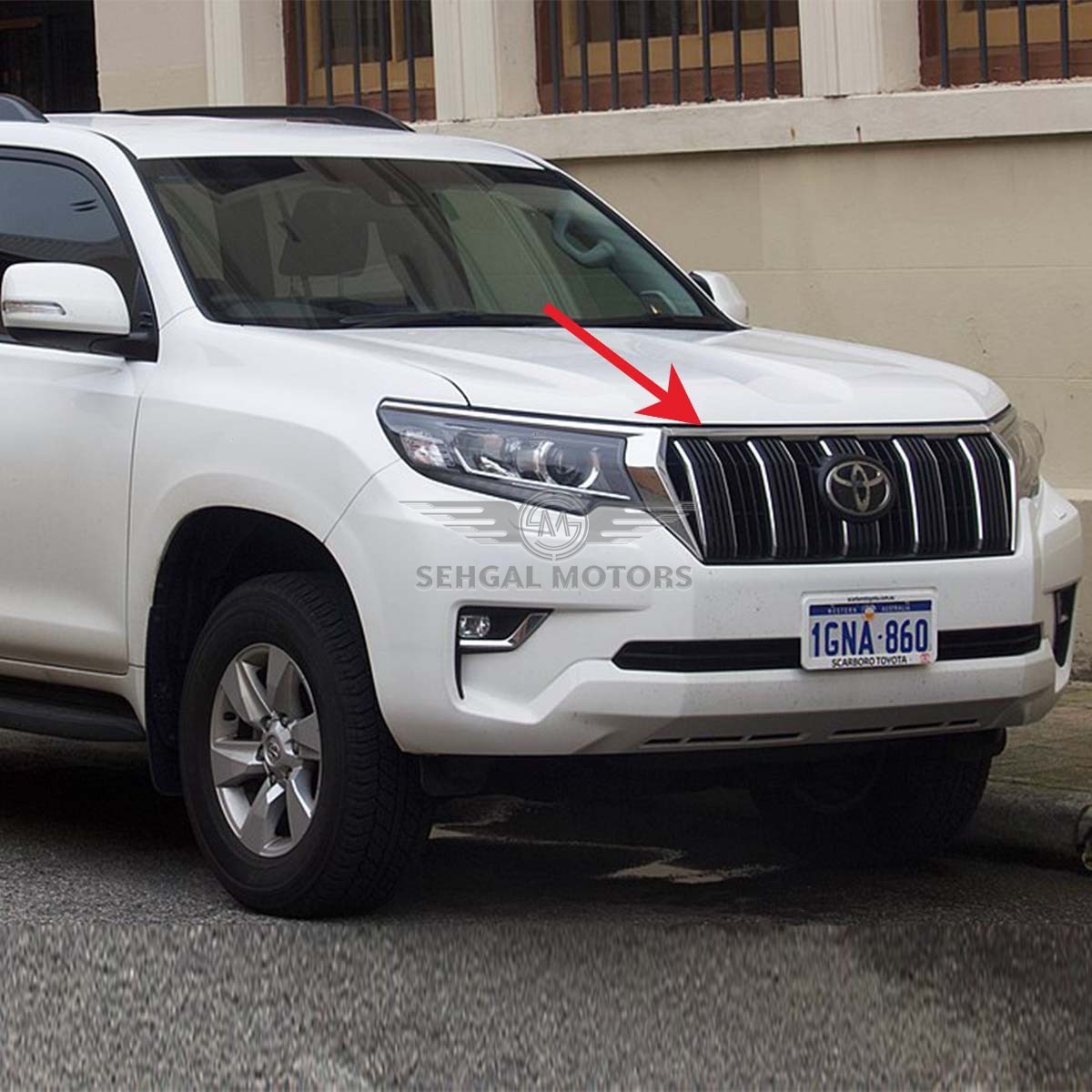 Toyota Prado FJ150 Front Grill OEM Style Model 2015-2018