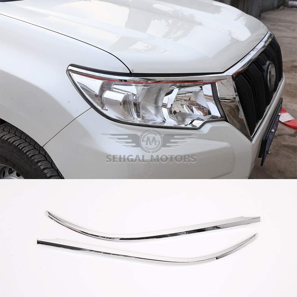 Toyota Prado FJ150 Head Light Iron Strip LX470 Style Model 2009-2018